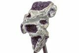 Multi-Window Amethyst Geode on Metal Stand - One Of A Kind! #199980-14